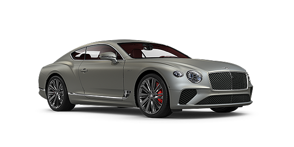 Bentley Cambridge Bentley GT Speed coupe in Extreme Silver paint front 34